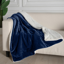 Luna Velvet & Teddy Sherpa Throw